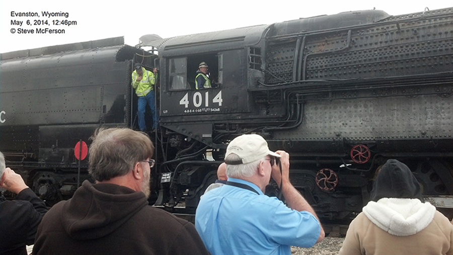 The 4014 in Evanston, Wyoming in May 2014